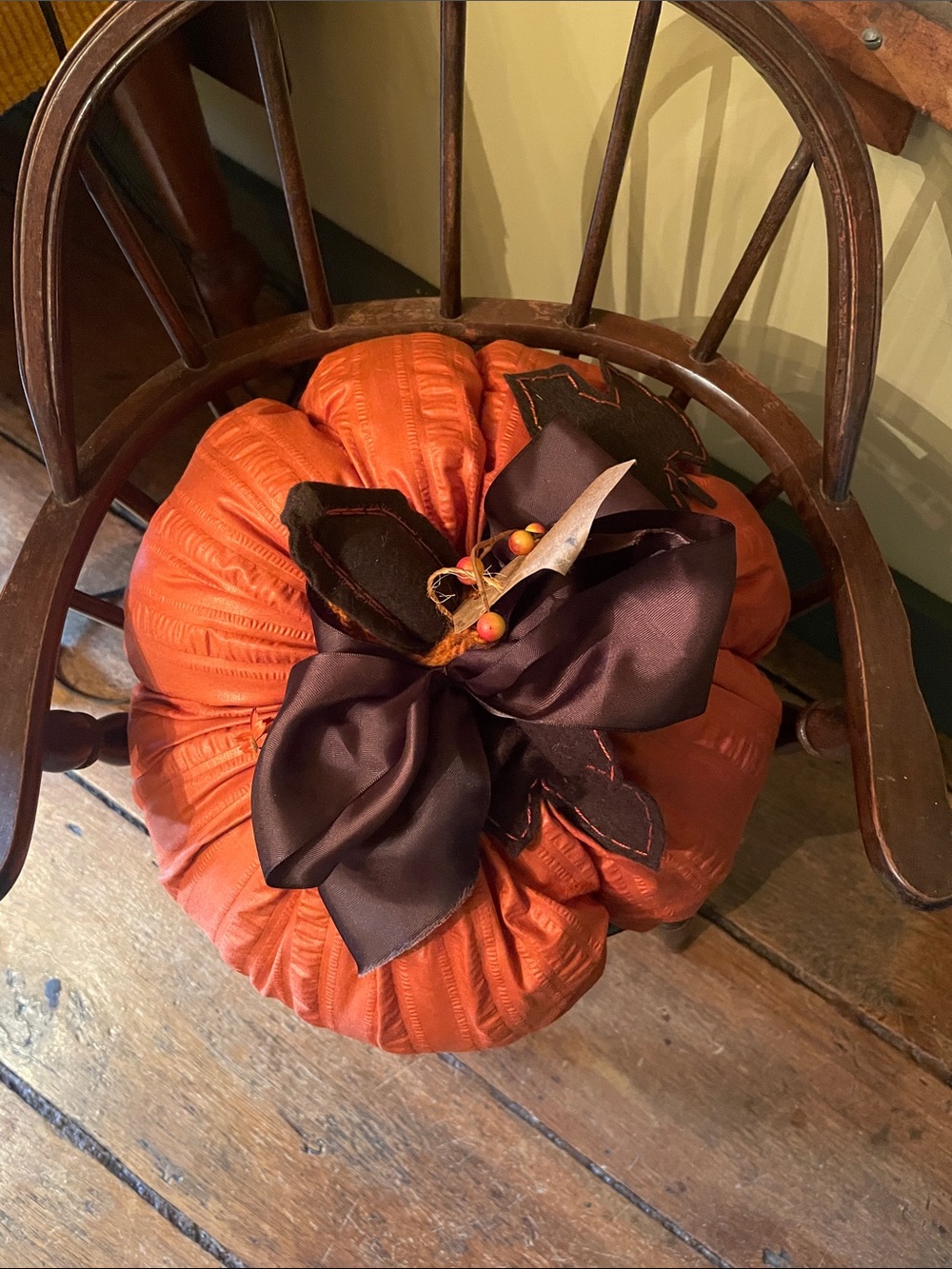 Jumbo handmade orange 🎃 pumpkin